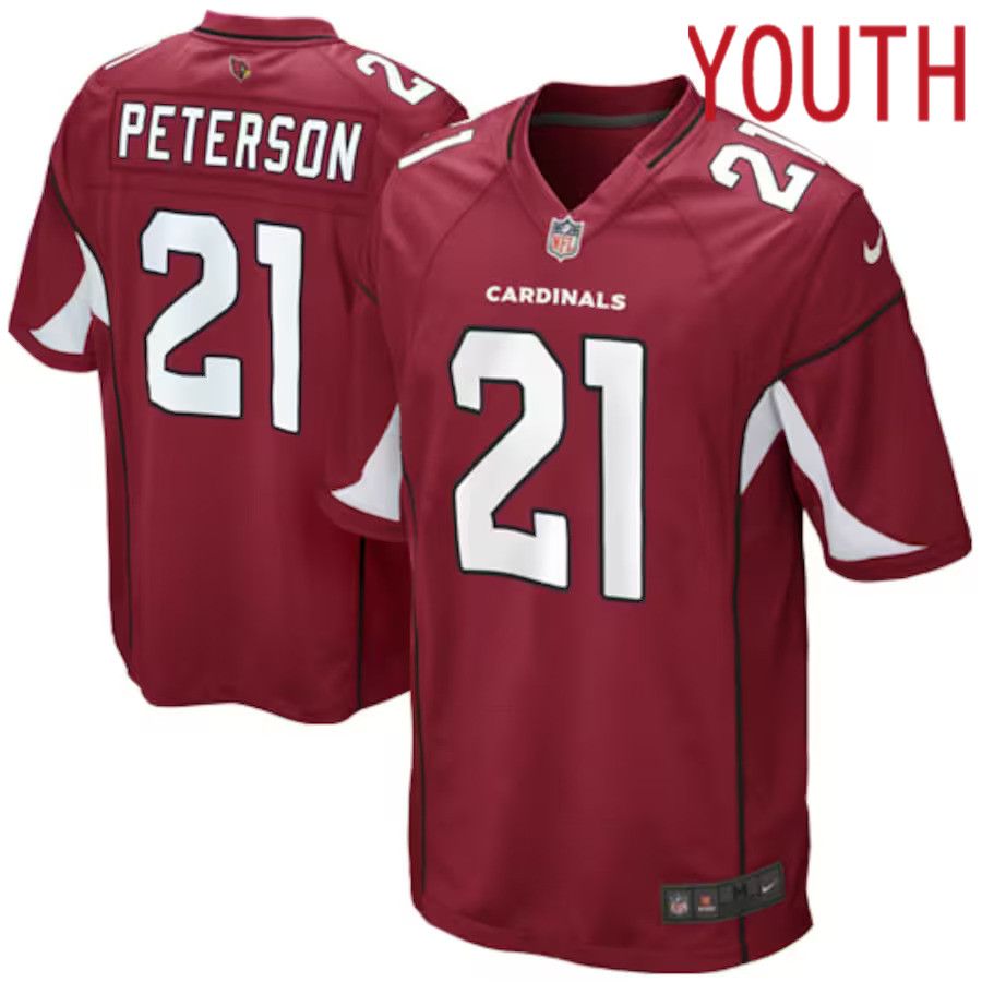 Youth Arizona Cardinals 21 Patrick Peterson Nike Cardinal Team Color Game NFL Jersey